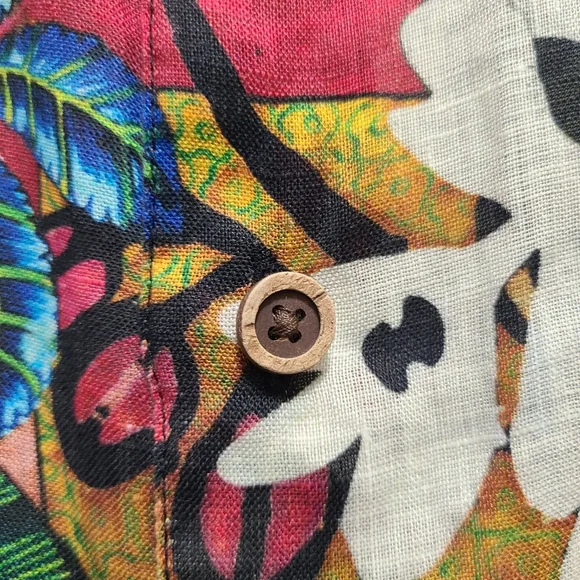 Robert Graham Havana Classic Fit Button-Down Shirt 3XL LINEN TROPICAL - Picture 7 of 12